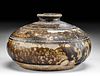 15th C. Thai Sawankhalok Glazed Pottery Jar, ex-Museum