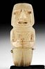Teotihuacan / Tecali Calcite Standing Figure w/ Olla