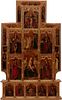 Valencian school. Group of the Master of Perea, late fifteenth century. 
Altarpiece of the Virgin of the Milk. 
Tempera on panel.