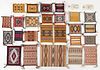 Grp: 24 Miniature Navajo Rugs