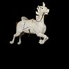 Illions Jeweled Jumper Carousel Horse with Stand