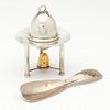 Robbe and Berking Sterling Egg Warmer along w/ Tiffany Shoe Horn