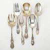 Grp: 6 Whiting Sterling Silver Serving Sets