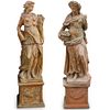 Monumental Ceccarelli Terracotta Greco Roman Statues