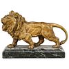 Antique European Lion Bronze
