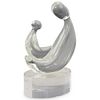 "Mother and Child" Murano Glass Sculpture
