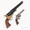 Early .22 Revolver and a Reproduction Confederate Revolver