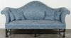 Chippendale style ebonized mahogany sofa, 40'' h., 83'' w. Provenance: The Estate of Mark and Joan Eaby