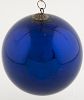 Large German Kugel Christmas ornament, 6 1/2'' dia. Provenance: The Estate of Mark and Joan Eaby