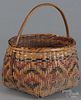 Native American Indian basket, early 20th c., 13'' h.