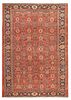 ANTIQUE PERSIAN SULTANABAD CARPET. - No reserve. 12 ft x 8 ft 7 in (3.65m x 2.61m)