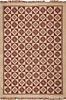 VINTAGE DOUBLE-SIDED REVERSIBLE SWEDISH KILIM. 9 ft 2 in x 6 ft 4 in (2.79 m x 1.93 m).