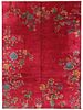 ANTIQUE CHINESE CARPET - No reserve. 11 ft 4 in x 8 ft 7 in (3.45m x 2.61m)
