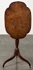 Federal walnut candlestand, early 19th c., 29 1/4'' h., 16 1/4'' w., 23'' d.