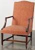 Federal style mahogany lolling chair. Provenance: The Estate of Mark and Joan Eaby