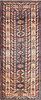 ANTIQUE TRIBAL CAUCASIAN RUNNER - No reserve. 10 ft 9 in x 4 ft 6 in (3.27m x 1.37m).