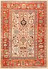 ANTIQUE PERSIAN SULTANABAD CARPET. 10 ft 8 in x 7 ft 10 in (3.25 m x 2.39 m)