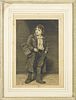 John George Brown, pencil signed lithograph of a shoe shine boy, 17 3/4'' x 11 1/2''.