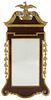 Mahogany and giltwood constitution mirror, ca. 1900, 59 1/2'' h.