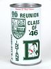 1971 Carling Black Label Beer 25th Dartmouth Reunion Bank Top Can 216-04