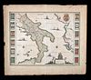 17th C. Dutch Map - Regno Di Napoli by Blaeu