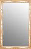 Empire Style Painted and Parcel-Gilt Pier Mirror
