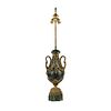 Antique French Empire Style Bronze Levanto Marble Lamp