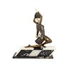 Demetre Chiparus Art Deco Bronze Fan Dancer Sculpture