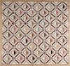 Patchwork quilt, late 19th c., 88'' x 84''.  Provenance: The Estate of Bernard B. Hillmann