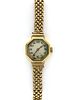 A ladies’ gold mechanical bracelet watch,