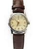 A mid-size stainless steel Omega 'Seamaster' mechanical strap watch,