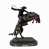 After Frederic Remington "Bronco Buster" Bronze