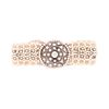 4.75ct Diamond & Seed Pearl French Bracelet