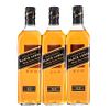Jhonnie Walker. Black Label. 12 años. Blended. Scotch Whisky. Piezas: 3. En presentación de 750 ml.