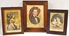 Three Framed Nathaniel Currier Engravings