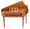 Wittmayer Mid Century Fruitwood Harpsichord