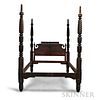 Classical Carved Mahogany Tall Post Bed