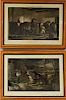 Two Framed Fores's Stable Scenes.