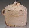 EARLY HAN DYNASTY (25-75 AD) LIDDED AND FOOTED WINE BEAKER