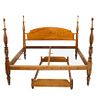 KING SIZE BED & TRUNDLE BY LEONARDS NEW ENGLAND