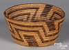 Papago Indian coiled basket, early 20th c.