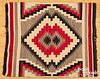 Navajo Indian saddle blanket sized rug