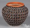 Josie Yazzie Acoma Indian polychrome pottery olla