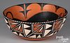 Santo Domingo Pueblo Indian pottery bowl