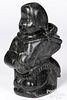 Inuit Indian carved hardstone woman with baby