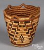 Columbian River Basin Indian sweetgrass basket
