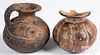 Two pieces of pre-Columbian South American pottery