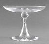 Daum France Trumpeted Glass Compote