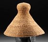 20th C. Native American Nootka / Makah Fiber Woven Hat