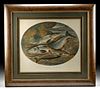 Framed H.L. Rolfe's Study of Fresh-Water Fish #3, 1856